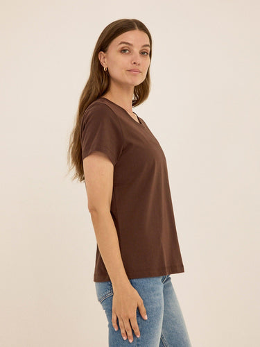 Emmy Organic Cotton Crew Tee Womens Tops Short Tee Threads 4 Thought 