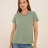 Emmy Organic Cotton Crew Tee Womens Tops Short Tee Threads 4 Thought 