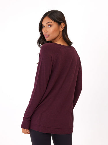 Leanna Feather Fleece Tunic Womens Outerwear Sweatshirt Threads 4 Thought 