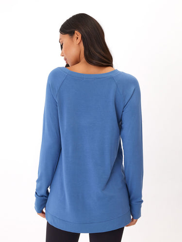 Leanna Feather Fleece Tunic Womens Outerwear Sweatshirt Threads 4 Thought 