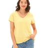 Pattie Triblend V-Neck Tee Womens Tops Short Tee Threads 4 Thought 
