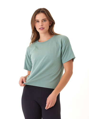 Shana Modal Terry Tee Womens Tops Short Tee Threads 4 Thought 