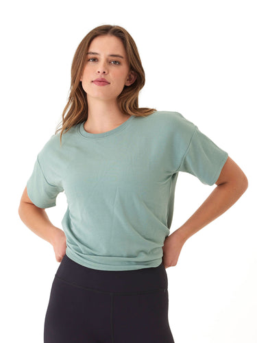 Shana Modal Terry Tee Womens Tops Short Tee Threads 4 Thought 