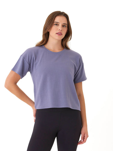 Shana Modal Terry Tee Womens Tops Short Tee Threads 4 Thought 