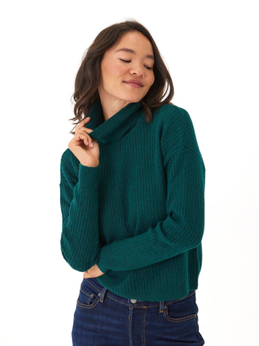 Toki Rib Knit Turtleneck Womens Outerwear Sweater Threads 4 Thought 