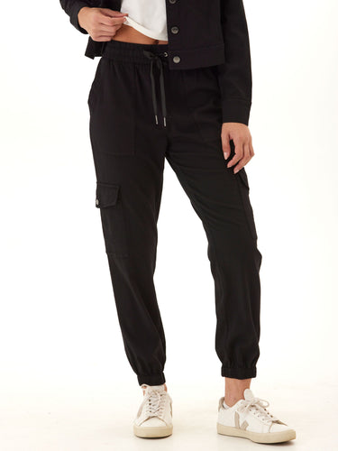 Delilah Stretch Twill Cargo Jogger 27" Womens Bottoms Pants Threads 4 Thought 
