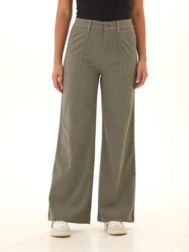 Pamela Stretch Twill Wide Leg Pant Womens Bottoms Pants Threads 4 Thought 