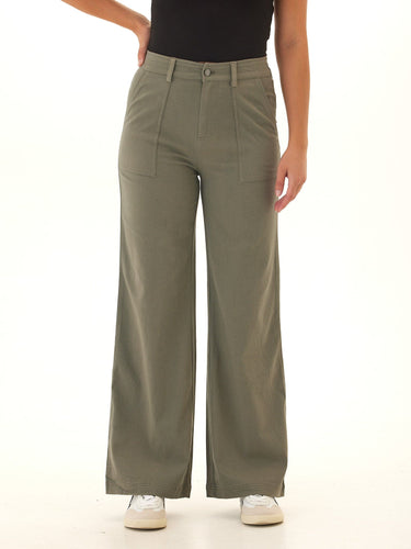 Pamela Stretch Twill Wide Leg Pant Womens Bottoms Pants Threads 4 Thought 