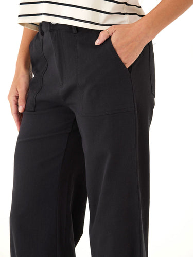 Pamela Stretch Twill Wide Leg Pant Womens Bottoms Pants Threads 4 Thought 
