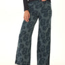 Pamela Sketch Floral Print Stretch Twill Wide Leg Pant Threads 4 Thought 