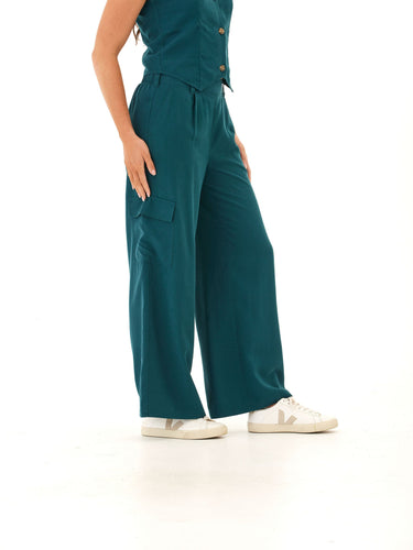 Alessandra Breezy Linen Cargo Pant Womens Bottoms Pants Threads 4 Thought 