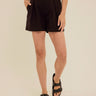 Selene Stretch Twill Pleated Short Womens Bottoms Shorts Threads 4 Thought 