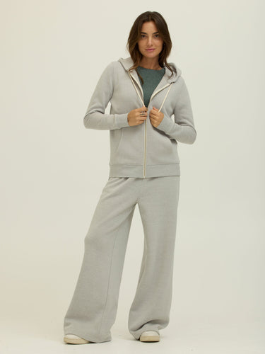 Core Triblend Fleece Classic Zip Hoodie Womens Outerwear Sweatshirt Threads 4 Thought 