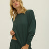 Cathy Boyfriend Feather Fleece Pullover Womens Outerwear Sweatshirt Threads 4 Thought 