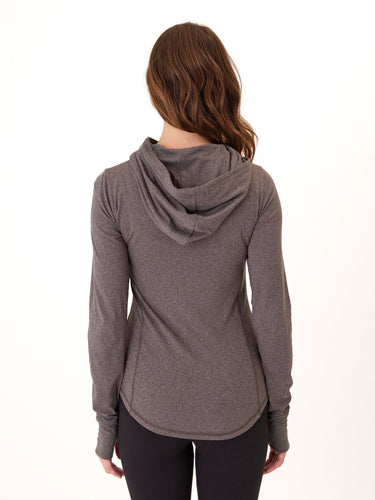 Linnaea Luxe Jersey Fitted Hoodie Womens Tops Long Threads 4 Thought 