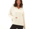 Raya Feather Fleece Pullover Hoodie Womens Outerwear Sweatshirt Threads 4 Thought 