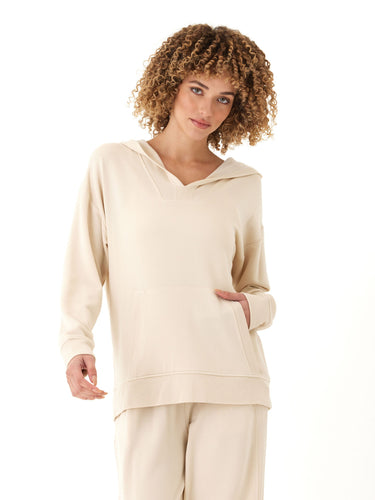 Raya Feather Fleece Pullover Hoodie Threads 4 Thought 