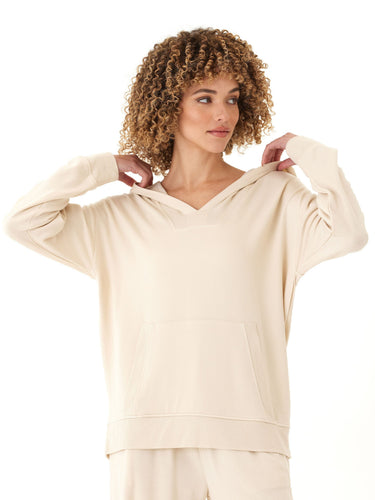 Raya Feather Fleece Pullover Hoodie Threads 4 Thought 