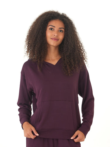 Raya Feather Fleece Pullover Hoodie Threads 4 Thought 