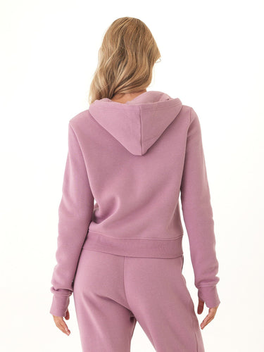 Tyra Triblend Fleece Quarter Zip Hoodie Womens Outerwear Sweatshirt Threads 4 Thought 