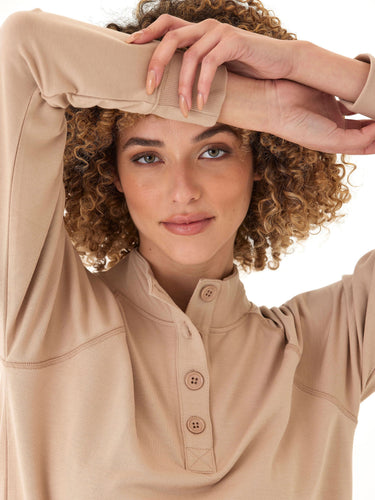 Candace Modal Terry Raglan Pullover Threads 4 Thought 