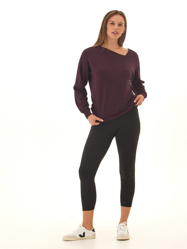 Merida Feather Fleece Asymmetrical Tunic Womens Tops Long Shirt Threads 4 Thought 
