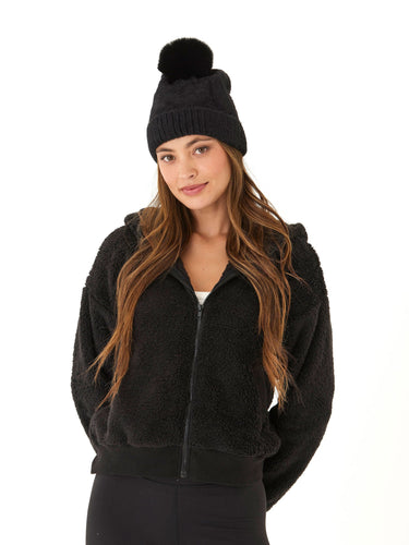 Fuzzy Knit Beanie Accessories Hat Threads 4 Thought 