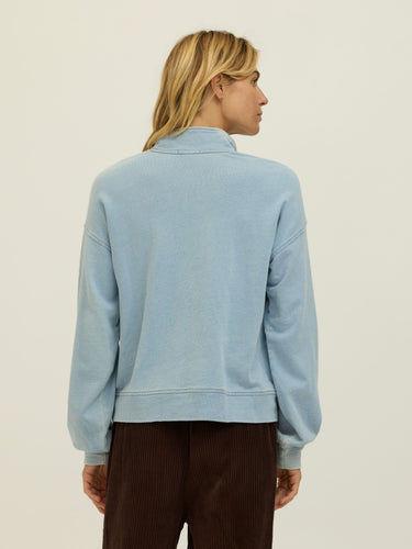 Grace Denim Terry Pullover Womens Outerwear Sweatshirt Threads 4 Thought 