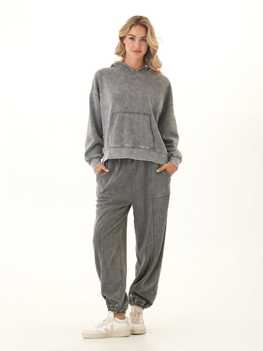 Lottie Mineral Wash CVC Fleece Jogger Threads 4 Thought 