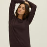 Priscilla Feather Fleece Raglan Sweatshirt Womens Outerwear Sweatshirt Threads 4 Thought 