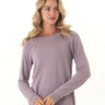 Priscilla Feather Fleece Raglan Sweatshirt Womens Tops Long Shirt Threads 4 Thought 