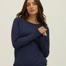 Priscilla Feather Fleece Raglan Sweatshirt Womens Outerwear Sweatshirt Threads 4 Thought 