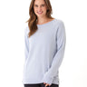 Roberta Feather Fleece Snap Button Sweatshirt Threads 4 Thought 