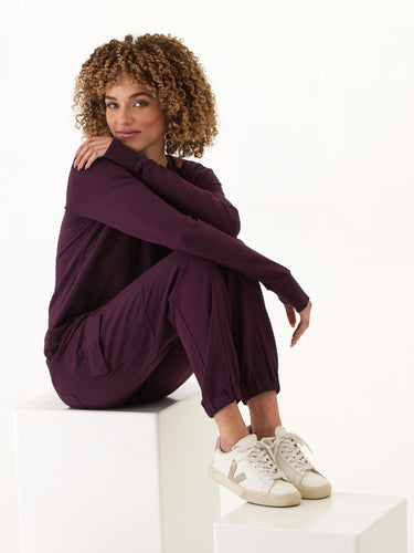 Margot Feather Fleece Cargo Jogger Womens Bottoms Sweatpants Threads 4 Thought 