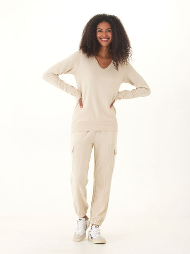 Margot Feather Fleece Cargo Jogger Womens Bottoms Sweatpants Threads 4 Thought 