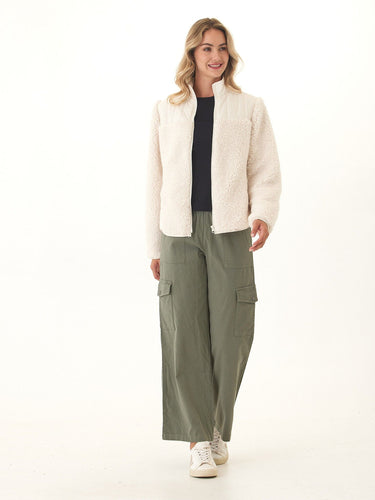 Catherine Puffer Sherpa Mix Jacket Womens Outerwear Jacket Threads 4 Thought 