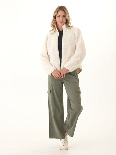 Catherine Puffer Sherpa Mix Jacket Womens Outerwear Jacket Threads 4 Thought 