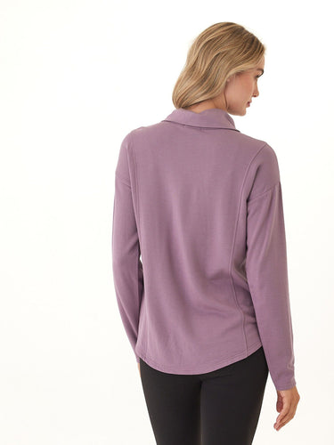 Jenna Feather Fleece Quarter Zip Pullover Threads 4 Thought 