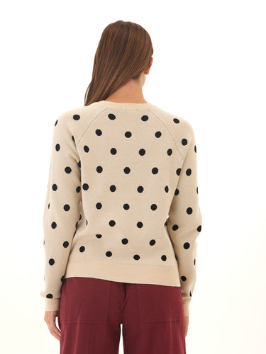 Deandra Polka Dot Cozy Sweater Threads 4 Thought 