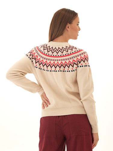 Deandra Fair Isle Cozy Sweater Womens Outerwear Sweater Threads 4 Thought 