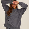 Sylvie Modal Terry Oversized Pullover Hoodie Womens Outerwear Sweatshirt Threads 4 Thought 