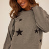 Naia Cotton Blend Terry Patchwork Pullover Womens Outerwear Sweatshirt Threads 4 Thought 