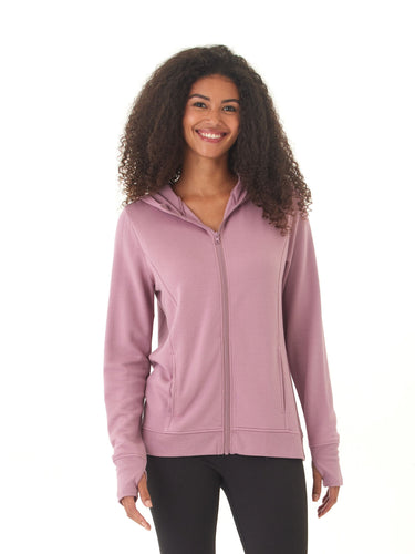 Neyra Feather Fleece Zip Hoodie Threads 4 Thought 