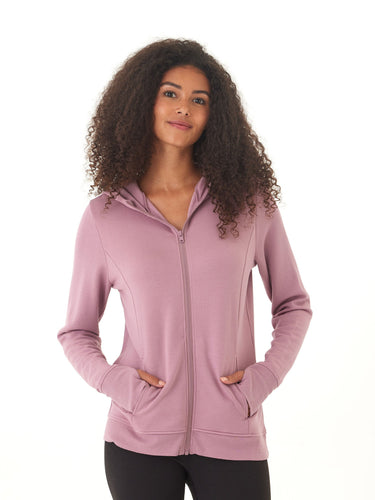 Neyra Feather Fleece Zip Hoodie Threads 4 Thought 