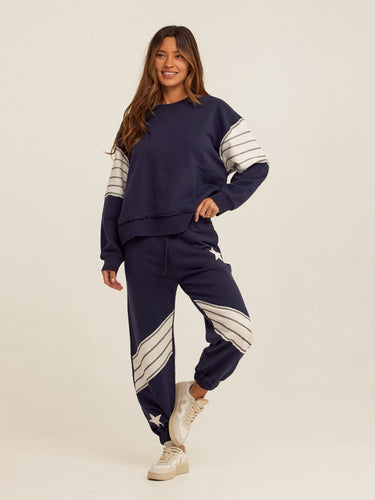 Kaelah Cotton Blend Terry Sweatshirt Womens Outerwear Sweatshirt Threads 4 Thought 