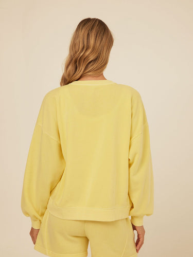Kaitlyn Mineral Wash Fleece Sweatshirt Womens Outerwear Sweatshirt Threads 4 Thought 