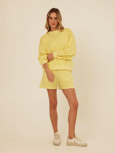 Chantel Mineral Wash Fleece Short Womens Bottoms Shorts Threads 4 Thought 