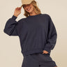 Kaitlyn Mineral Wash Fleece Sweatshirt Womens Outerwear Sweatshirt Threads 4 Thought 