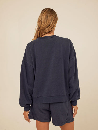 Kaitlyn Mineral Wash Fleece Sweatshirt Womens Outerwear Sweatshirt Threads 4 Thought 
