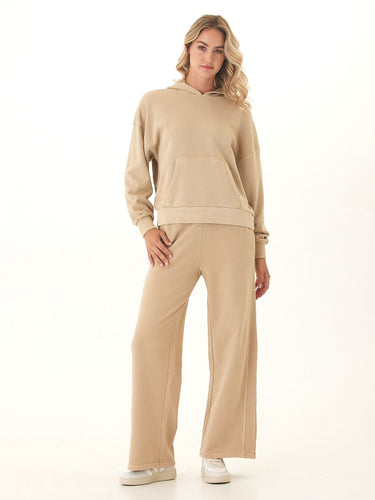 Esmeralda Mineral Wash Cotton Terry Wide Leg Pant Womens Bottoms Sweatpants Threads 4 Thought 